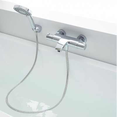 Термостатический настенный смеситель для ванны без лейки 150мм Ravak TERMO TE 082.00/150, X070046