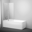 Штора для ванны Ravak 10CVS2-100 L white+Transparent  990 x 1500, 7QLA0103Z1