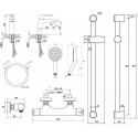 Набор смесителей для душа Ravak Termo, 70320278