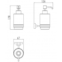 Дозатор для жидкого мыла Ravak CHROME, X07P223