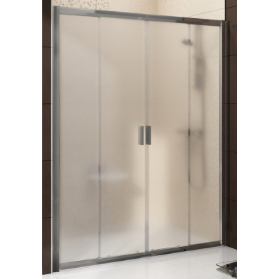 Душевые двери Ravak BLIX BLDP 4 - 180 Transparent, полированный алюминий, безопасное стекло, 0YVY0C0