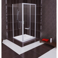 Стінка для душової кабінки Ravak BLIX BLPS - 80 Transparent, полірований алюміній, скло, 9BH40C00