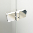Прямокутна душова кабіна Ravak BRILLIANT BSDPS - 110x80 R Transparent, хром, безпечне скло,