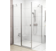 Стінка для душової кабінки Ravak CHROME CPS-90 Transparent, білий профіль, скло, 9QV70100Z1