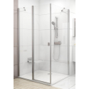 Стінка для душової кабінки Ravak CHROME CPS-80 Transparent, білий профіль, скло, 9QV40100Z1