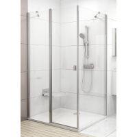 Стінка для душової кабінки Ravak CHROME CPS - 100 Transparent, полірований алюміній, скло, 9QVA0C