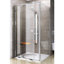 Стінка для душової кабінки Ravak PIVOT PPS-90 Transparent, білий профіль, скло, 90G70100Z1