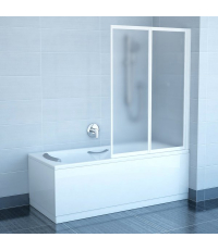 Шторка для ванни Ravak VS2-105 TRANSPARENT білий профіль, 796M0100Z1
