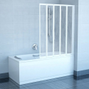 Шторы для ванны Ravak VS5 RAIN белый профиль, 794E010041