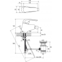 Змішувач для біде Ravak Rosa RS 055.00, X070013