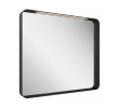 Дзеркало Ravak STRIP 800x700 чорний з LED підсвічуванням