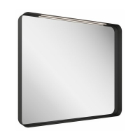 Зеркало Ravak STRIP 600x700 чёрный с LED подсветкой