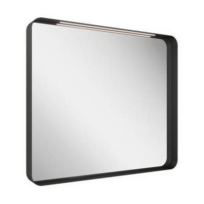 Зеркало Ravak STRIP 900x700 чёрный с LED подсветкой