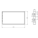 Кронштейн для умивальника CLASSIC MINI 400