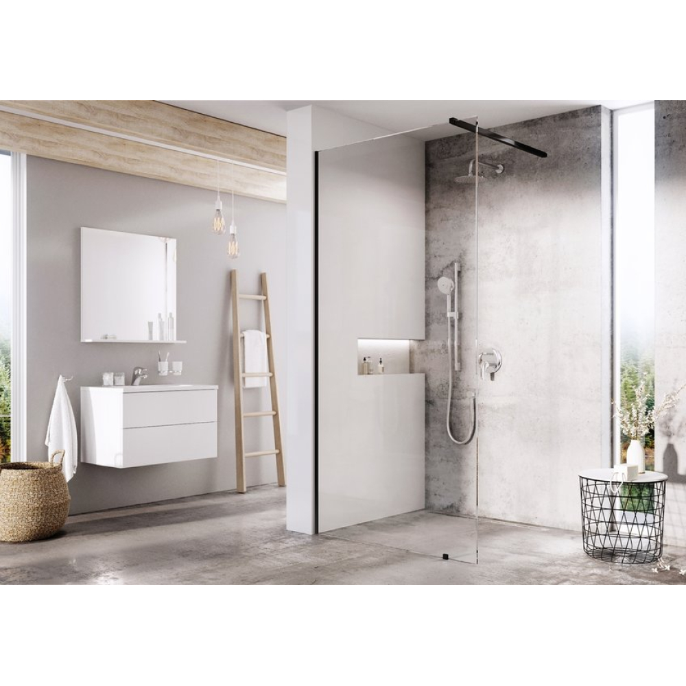 Душова стінка Ravak Walk In Wall- 80 v.200 Чорний Transparent GW9W40300Z1