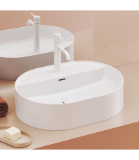 Умивальник Керамічний  Ravak 550 О Slim Shelf Білий XJX01155003