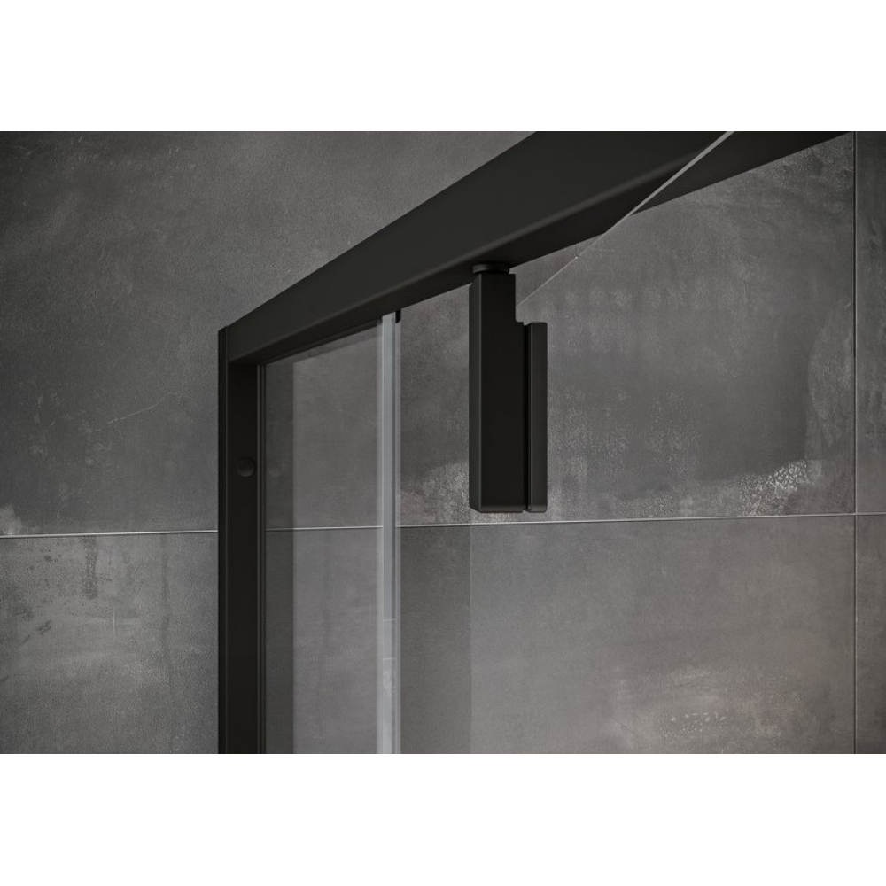 Душевые двери Ravak Nexty NDOP1-90 ЧЕРНЫЙ+TRANSPARENT, 03O70300Z1