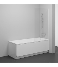 Шторка для ванни Ravak NVS1-80 TRANSPARENT білий, 7O840100Z1
