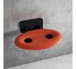 Сиденье для душа Ravak OVO P II, полупрозрачный оранжевый/черный, B8F0000058