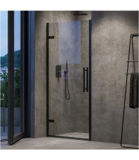 Душевые двери Ravak Cool COSD 1- 80 Transparent, Чёрный, безопасное стекло, X0VV40300Z1