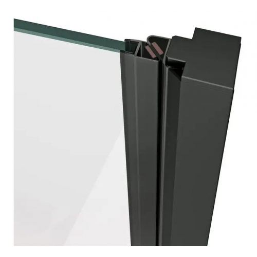 Душові двері Ravak Cool COSD 1- 90 Transparent, Чорний, безпечне скло, X0VV70300Z1