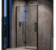 Душевые двери Ravak Cool COSD2-110 Transparent, Чёрный, безопасное стекло, X0VVDC300Z1
