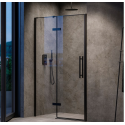 Душові двері Ravak Cool COSD2-110 Transparent, Чорний, безпечне скло, X0VVDC300Z1
