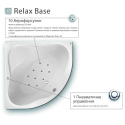 Гидромассажная система Ravak Relax Base, хром, RB0001