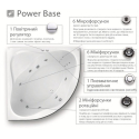 Гидромассажная система Ravak Power Base, хром, PB0001