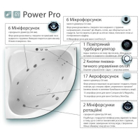 Гидромассажная система Ravak Power Pro, хром, PP0001