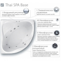 Гидромассажная система Ravak Thai SPA Base, хром, TSB001