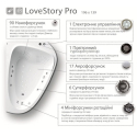 Гидромассажная система LoveStory Pro, хром, LSP001